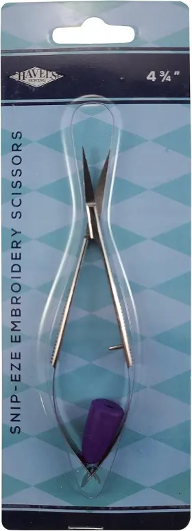 7649-7 Havels Snip-eze Embroidery Snips Silver