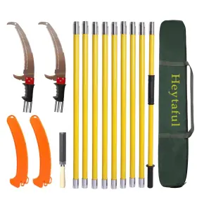 30gzj Heytaful Manual Pole Saw 30 Ft Extendable Tree Pruner High Branches Trimming For Pruni