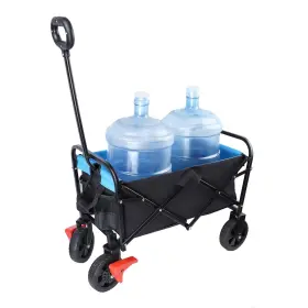 Hfyee 781962639476 Carts With Wheels Sports Wagon Collapsible Foldable Cart Po