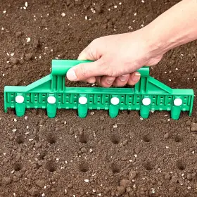 S023121202 Hhthh Seed Dibber Multifunctional Spacer Tool Seed-in Soil Green