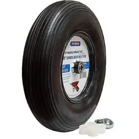 Hi-run 814342028024 8 Inch Pneumatic With Universal Bearing Kit And Grease Fitting Rib