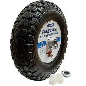 Hi-run 814342028048 10 Inch Pneumatic With Universal Bearing Kit And Grease Fitting Stud