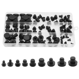 Xty1224 Hingtai 90pcs Silicone Rubber Hole Plugs Set Vacuum Caps Kit In 9 Sizes