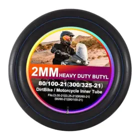 325-21 Hkfengchian Em-80/100-21 300/325-21 -2mm Heavy Duty 2mm Thick Motorcycle Inner Tube Replacement 80/100-21
