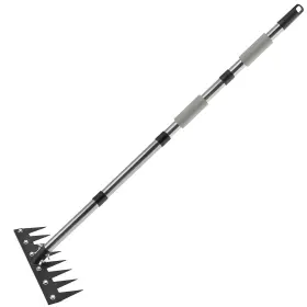 Kem-001 Hoaixun Heavy Duty Iron Weeding Rake With Long Handle Carbon Steel Garden And
