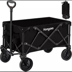 Nyx07-22 Homgava A Collapsible Folding Wagon Cart Heavy Duty Garden Cart. Nib