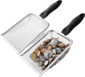 Honwa 790885357312 Gardening Soil Sifter Pack Of 2 - Garden Sand Compost With Handle