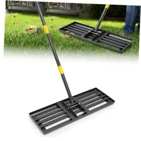 Cpt11201153 Hosko Lawn Leveling Rake Heavy Duty 27 Inch X10 Ground Leveler With 5ft