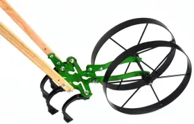 Hoss 851633003018 Double Wheel Hoe Cultivate Weed Plow And Maintain Your Garden