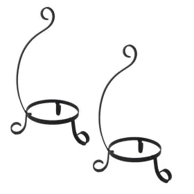 7065-s Hoston International Trading S/2 Wrought Iron Raised Planter St