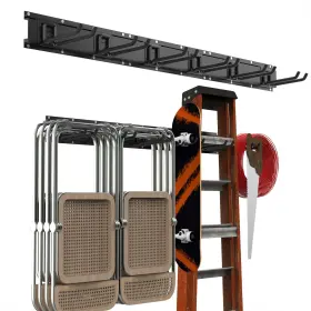 Housolution 723314091891 Heavy Duty Garden Tool Organizer 48 Inch - 9 Pack Carries 264 Lbs
