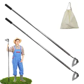 Hradhol 604586087921 Hoe Garden Tool All-steel Hardened Hollow Heavy Duty Action With 55 I