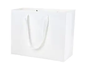 B09lh5jf9b Huaprint 20-pack White Gift Bags 13x5x10 Inch Large Retail Party Favor Craft