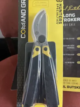 100054 Hunters Specialties Control Grip Folding Pruner Knife