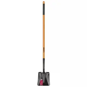 Husky 313032320351 47 Inch L Wood Handle Carbon Steel Transfer Shovel With Grip