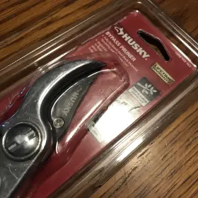 1008 Husky 938134924166 Bypass Pruner Tool Hardened Steel Garden Shears 8 Inch Non Slip #3