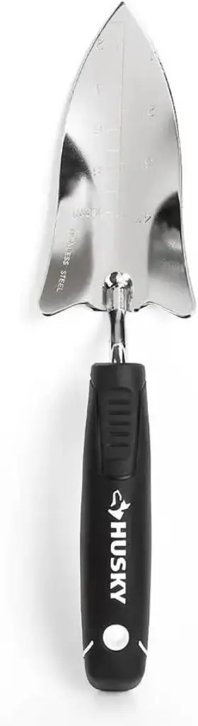 Gd210303 Husky - 6.2 Inch Double Injection Grip Handle Stainless Steel Hand Transplanter