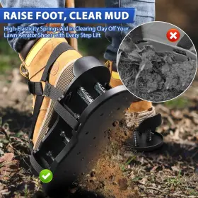 Hutenoy 673658100301 Lawn Aerator Shoes With Spring Base Free-installation Tool #2