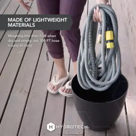 8991 Hydrotech 100 Ft Expandable Garden Hose With Patented Force Control Technology