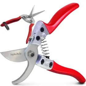 Hylejhjy 431237563570 Pruning Shears With Stainless Sk5 Steel Blades Straight Tip Gardening