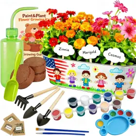 Ielek 712490760318 Paint Plant Kids Gardening Kit Arts And Crafts Toys - Toddler Kits
