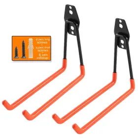 8542013585 Ihomepark Heavy Duty Garage Storage Utility Hooks For Ladders And Tools Wall M