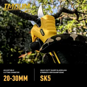 Imoumlive 850039333767 Brushless Electric Pruning Shears Cordless With 2 Pack 21v #3