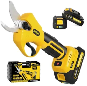 Imoumlive 850039333767 Brushless Electric Pruning Shears Cordless With 2 Pack 21v