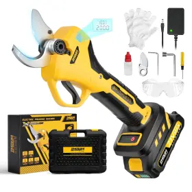 Imoumlive 850039333897 Brushless Electric Pruning Shears With Lcd Display And Sk5 Blades