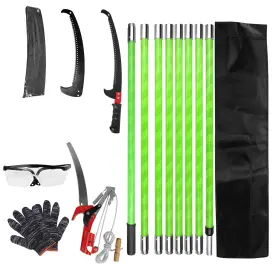 Imountek 717971908623 2 In 1 Extra Long Manual Pole Saw Extendable Tree Pruner For High Branches