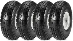 Inc. 313048228252 10 Inch Air Tires For Garden Including Cart- Industrial Grade - 600 Lb Capacity-