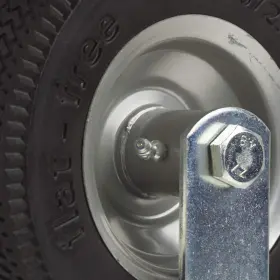 00315 Industries 8 Inch Rigid Caster With Flat Free Tire #3