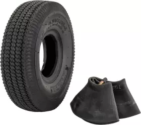20501 Industries 4.10/3.50-4 Inch Pneumatic Air Filled Hand Truck / All Purpose Utility Tire And In