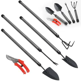 Hynjtz-22 Inflation Garden Tools Set 5 Piece With Extended Handle Heavy Duty I