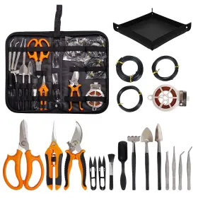 Yt-pjtz-02o Inntop Bonsai Tools Kit 20 Pcs Garden Set For Beginner Includes Wire K