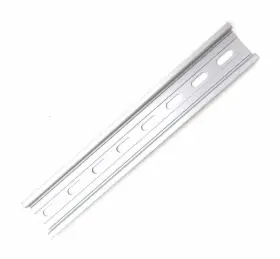 International Connector 737123112494 T&g 20 Pieces Din Rail Slotted Aluminum Rohs 8 Inch Inches Long 35mm Wide 7.5mm High #2