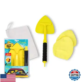 B01m9jueqx Invisible Glass 95160 Reach And Clean Windshield Window Cleaner Tool 2 Pads B