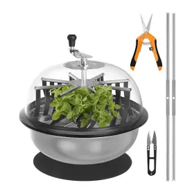 Ipower 198401022957 Atour 19 Inch Leaf Bowl Trimmer With Twisted Spin Cut And Sharp Stainless Steel
