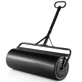 Ironmax 798470105201 Lawn Roller 30 Gallons/113 L Manual And Tow-behind Steel Sod With Push Pul