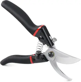 Iseeusee 690770716203 Pruning Shears Garden Cutter Clippers Stainless Steel Black