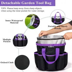 H2ph007ot834 Itopfox 24-pieces Heavy Duty Garden Detachable Storage Bag Succulent Tool Set #3