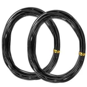 Pjxc-sm-02 Ivicoo Bonsai Wire 2 Roll Black 1.5mm Aluminum Training For Fine Trunk