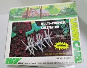 94650 Ivy Mar New Multi-purpose Cultivator Stainless Steel Garden Rotary Tiller -nob