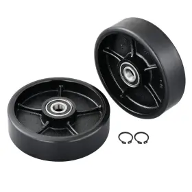 18050b-sdl Jackcraft Manual Pallet Jack Steering Wheels Set 7 X 2 Inch 180 50mm Poly Tread