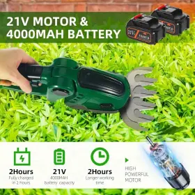 Jahy2tech 883148422640 21v Trimmer Hedge Trimmer-electric Grass Shears Handheld Clippers