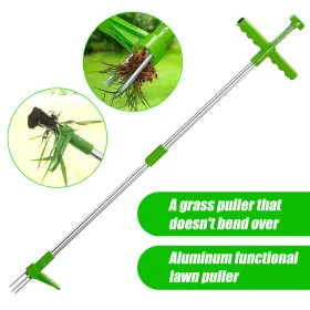 Jahy2tech 883149314784 Weed Puller Weeder Twister Stand Up Lawn Grass Root Killer Remover Garden Tool #3