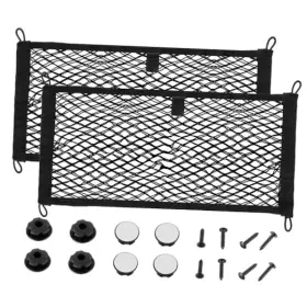 Hxr-cw2pcs-65 Jamher 25 25.6ftft X 9.8ftft Universal Elastic Cargo Net Pocket With Screws And Hooks For