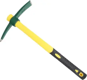 Janno 735729844740 18inch Pick Axe Steel Forged Garden Premium Mattock Hoe Yellow