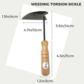 Japan Keystone 840200103381 Upb Japanese Hand Hoe Nejiri Gama Weeding Sickle For Gardening #2