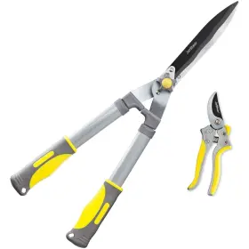 Pd-17758 Jardineer 2pcs Professional Hedge Clippers 23.6ftft Heavy Duty Shears And